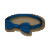 Blue bow tie